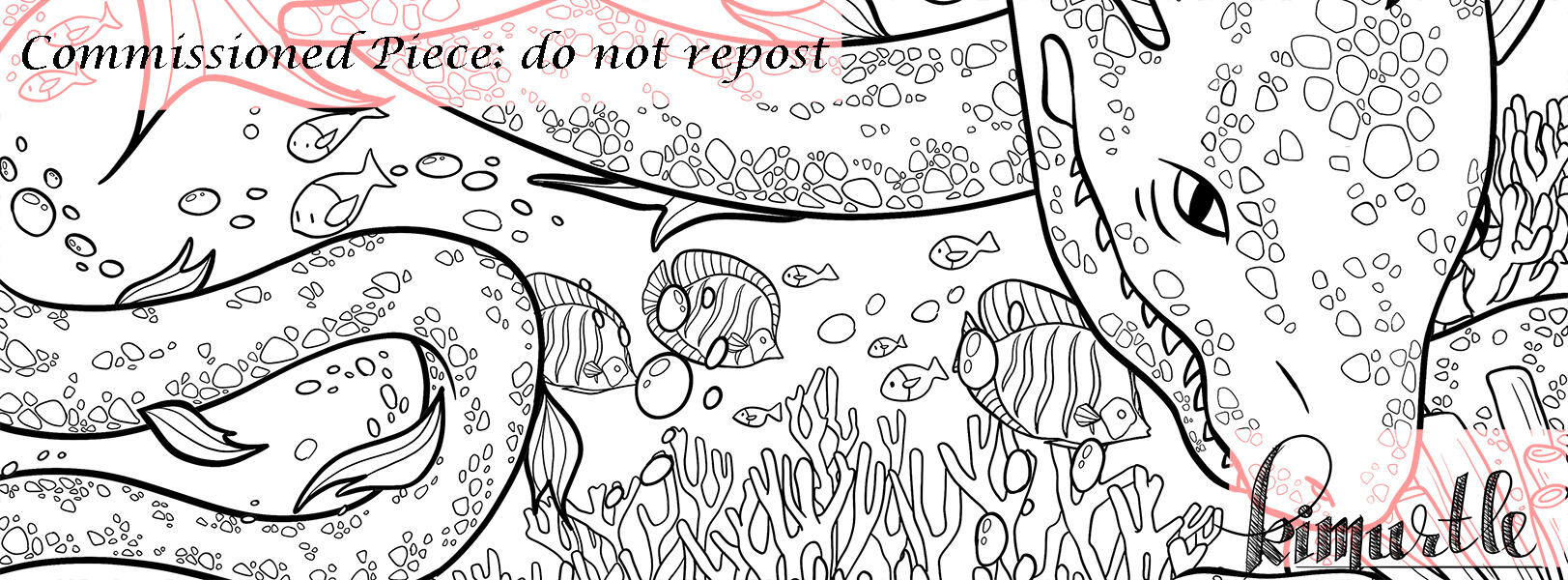 Sea Serpent (Cropped as requested by client)